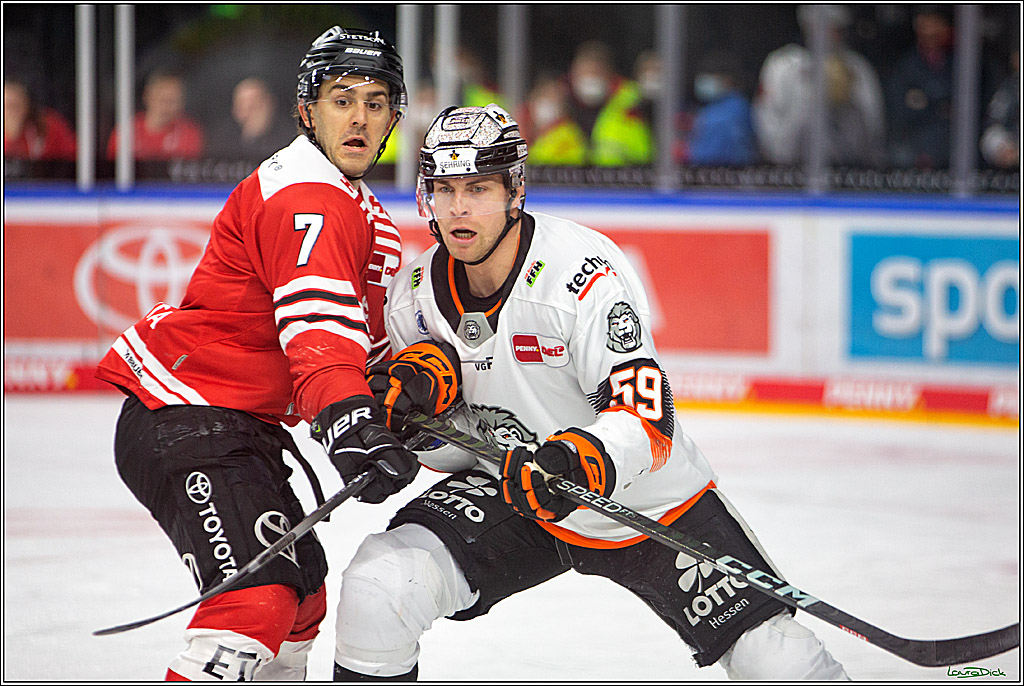 PENNY DEL; Koelner Haie- Loewen Frankfurt; Koeln, 18.12.2022